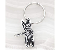 Celtic Dragonfly Pewter Keychain By Celtic Knotworks