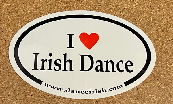 I Love Irish Dance Sticker