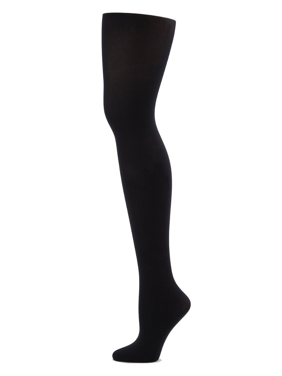Capezio black footless tights clearance