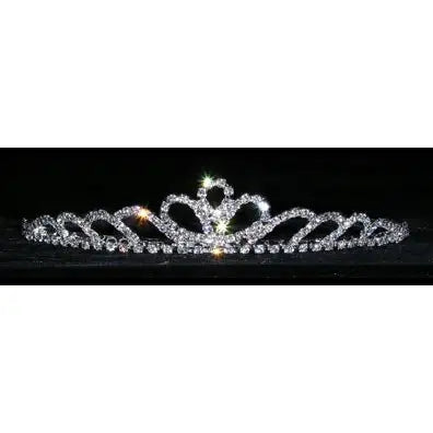 Morning Glory Crystal Rhinestone Tiara