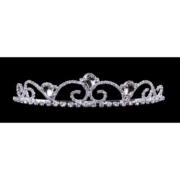 Dainty Waves Crystal Rhinestone Tiara