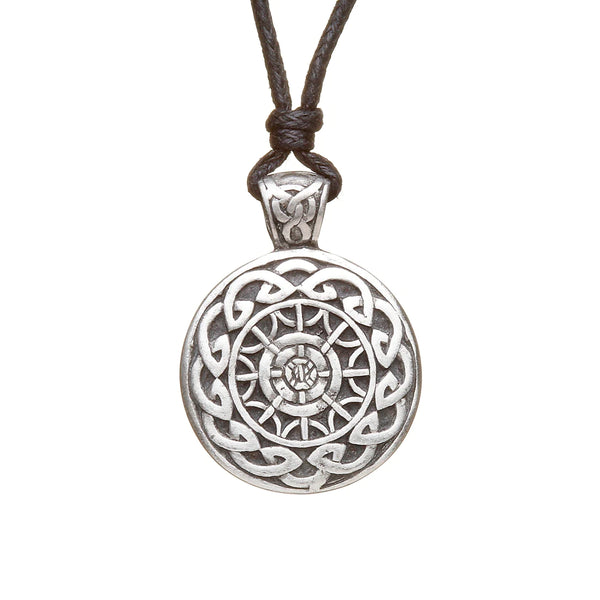 Celtic Mandala Pewter Choker Necklace by Celtic Jewellery