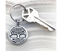 Celtic Tree of Life Pewter Keychain