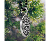 Celtic Bear Pewter Pendant Necklace By Celtic Knotworks