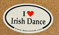 I Love Irish Dance Sticker