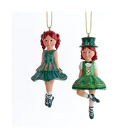 Small  Irish Dancer Girl Ornaments