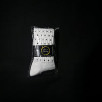 Clear Rhinestone Bling - Kathleen's Sassy Socks - Reel Champ Ankle Length Poodle Socks for Irish Dance