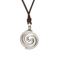 Celtic Spiral Pewter Choker Necklace by Celtic Jewellery
