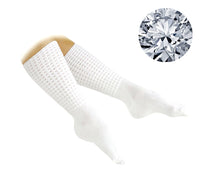 Sparkle Diamente Championship Long Irish Dance Poodle Socks Medium 2-4.5