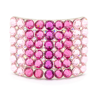 Classic Deluxe Pink Diamanté - Crystal Rhinestone buckles for hard shoes