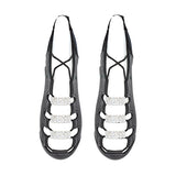 Buckles for Ghillies  - Mira - Clear Crystal Diamente Irish Dance Pump Buckles