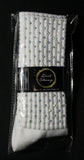 AB Rhinestone Bling - Kathleen's Sassy Socks - Championship Length Reel Champ Poodle Socks for Irish Dance