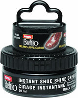 Brillo Black Instant Shoe Shine Cream Kit - Black