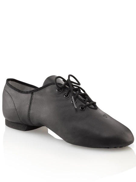 Child's Capezio Black Lace Up Jazz Oxford shoe