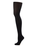 Capezio Ultra Soft Black Transition Tights Child and Adult Sizes - wear footed or footless