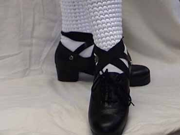 Narrow Black Elastics for Irish Dance Heavy Shoes