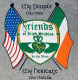 Friends of Irish Studies Logo T-Shirt - Grey or Ivory