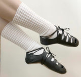 Rutherford Leather Sole Irish Dance Ghillies (Pumps, Reel, Soft, Light Shoes)